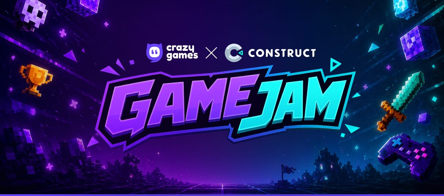 CrazyGames x Construct Game Jam - Landing Page - GameJamPlus